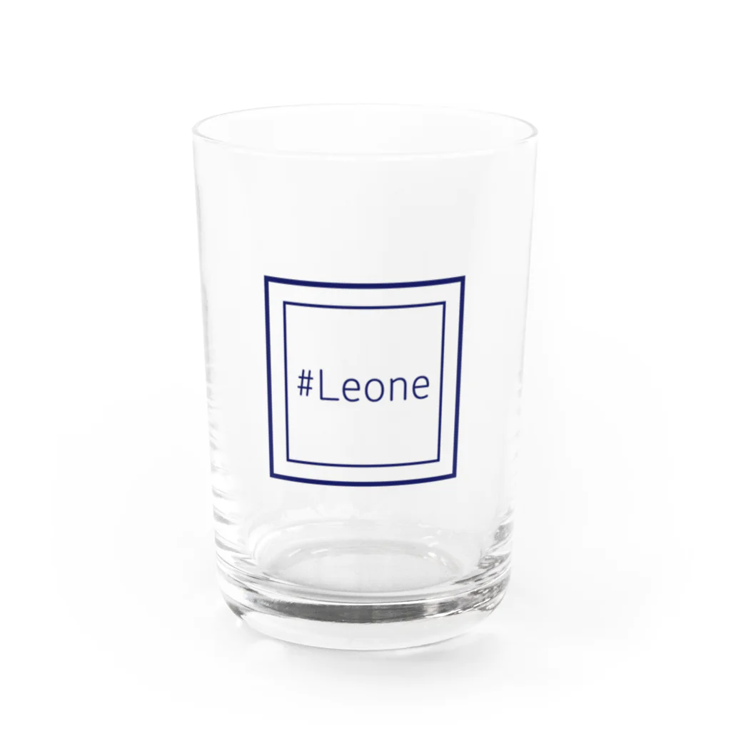 ＃Leoneの＃Leoneロゴシリーズ１ Water Glass :front