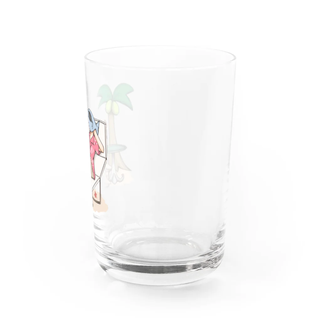 ユウザキのグッズのやつ。のリゾートユウザキグラス Water Glass :front