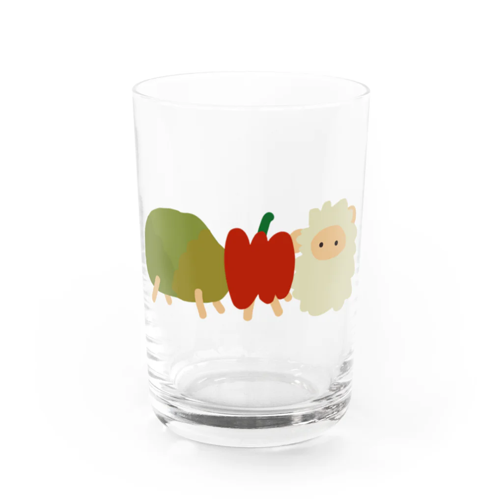 ÜKのびーびーきゅー Water Glass :front