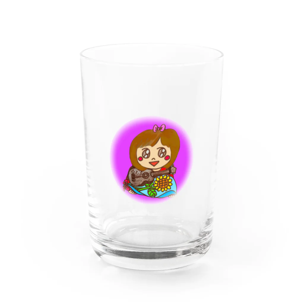 erio-絵莉和🍀のえりおの元気がでるグッズ♪ Water Glass :front