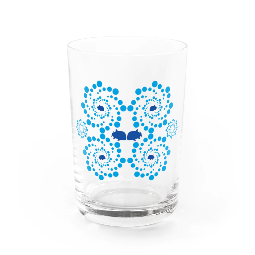 I＊Ly / アイリィのG・Tと渦・淡色背面プリント Water Glass :front