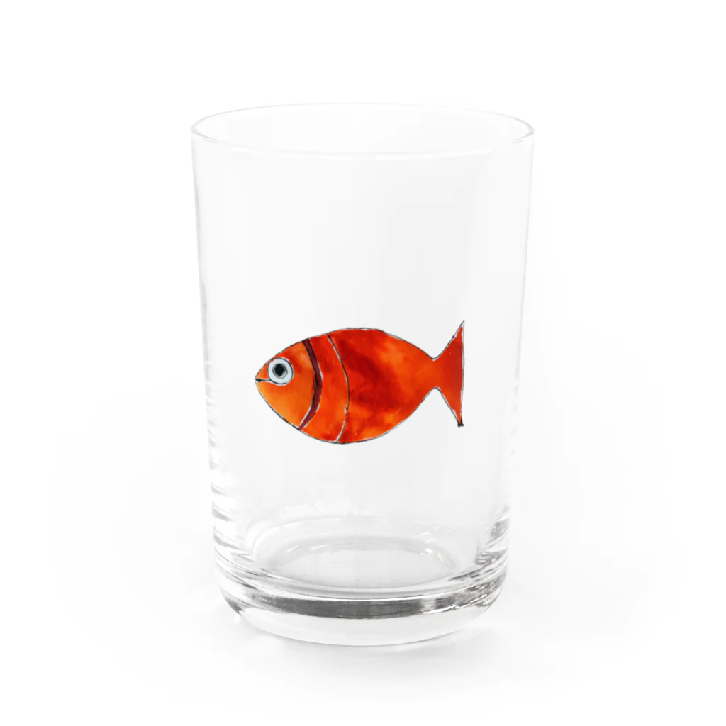 8626（HAL27）の金魚じゃないよ！ Water Glass :front