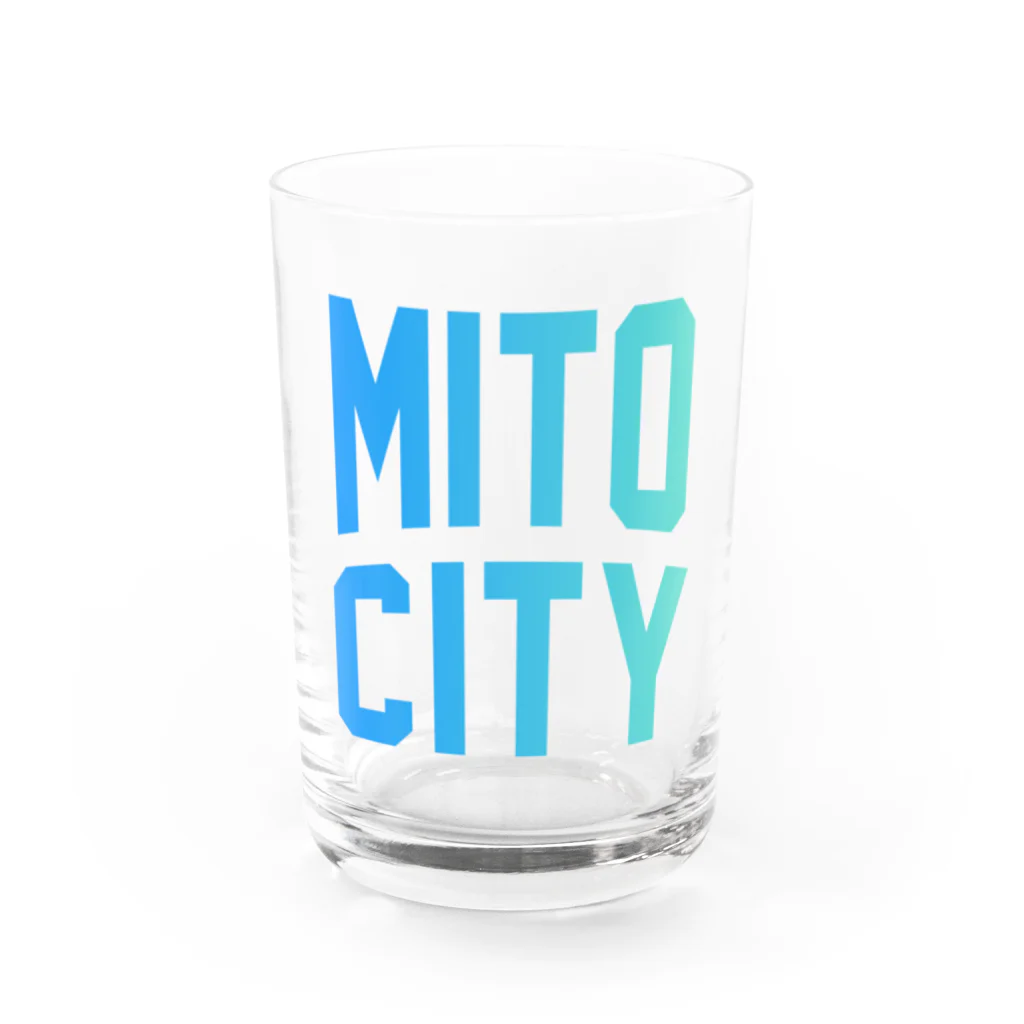 JIMOTOE Wear Local Japanの水戸市 MITO CITY Water Glass :front