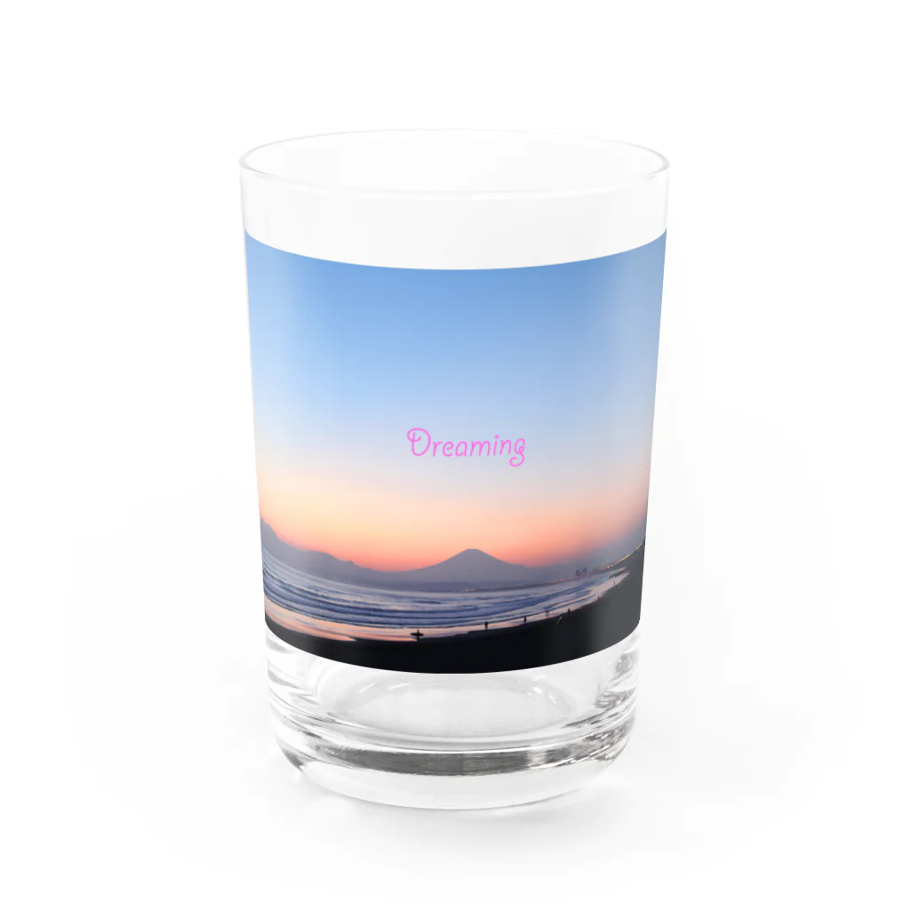 photo-kiokuの湘南夕景2 Water Glass :front