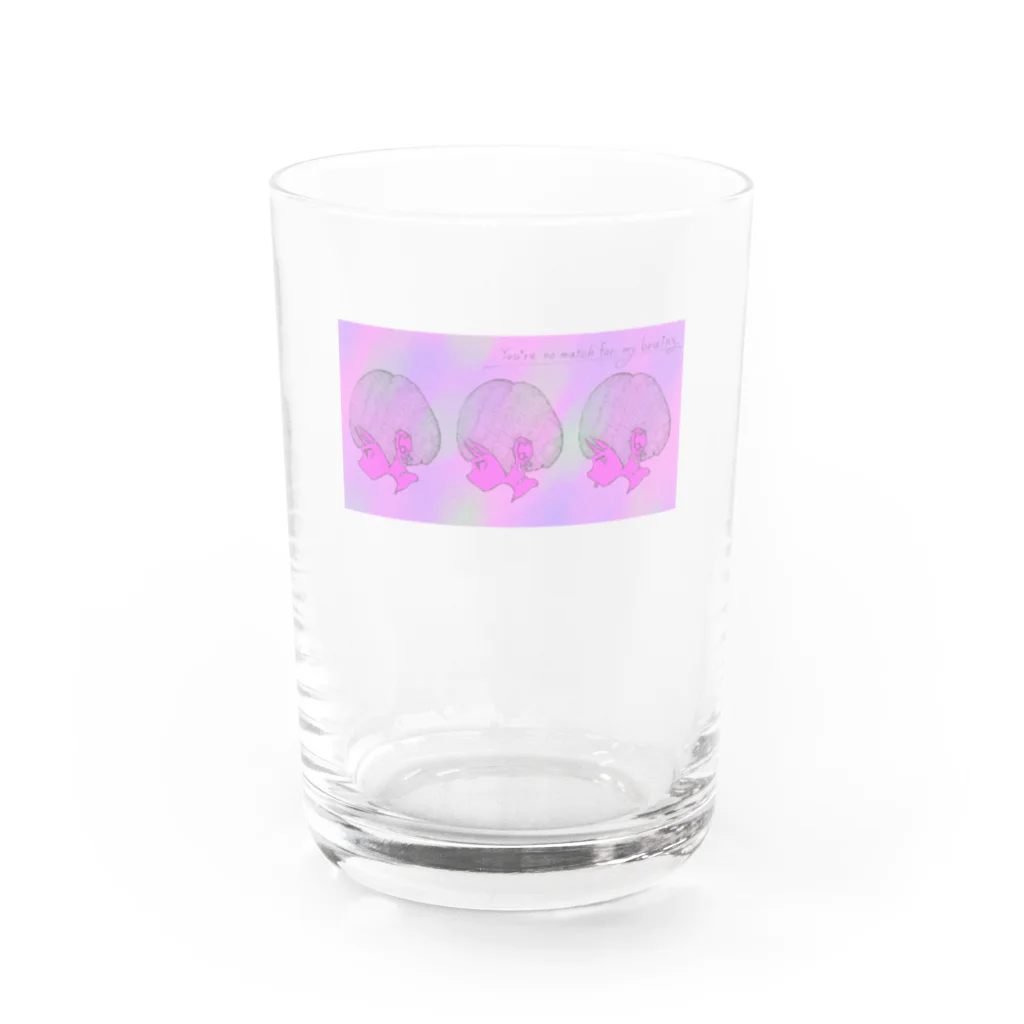 聖の物置の演技 Water Glass :front