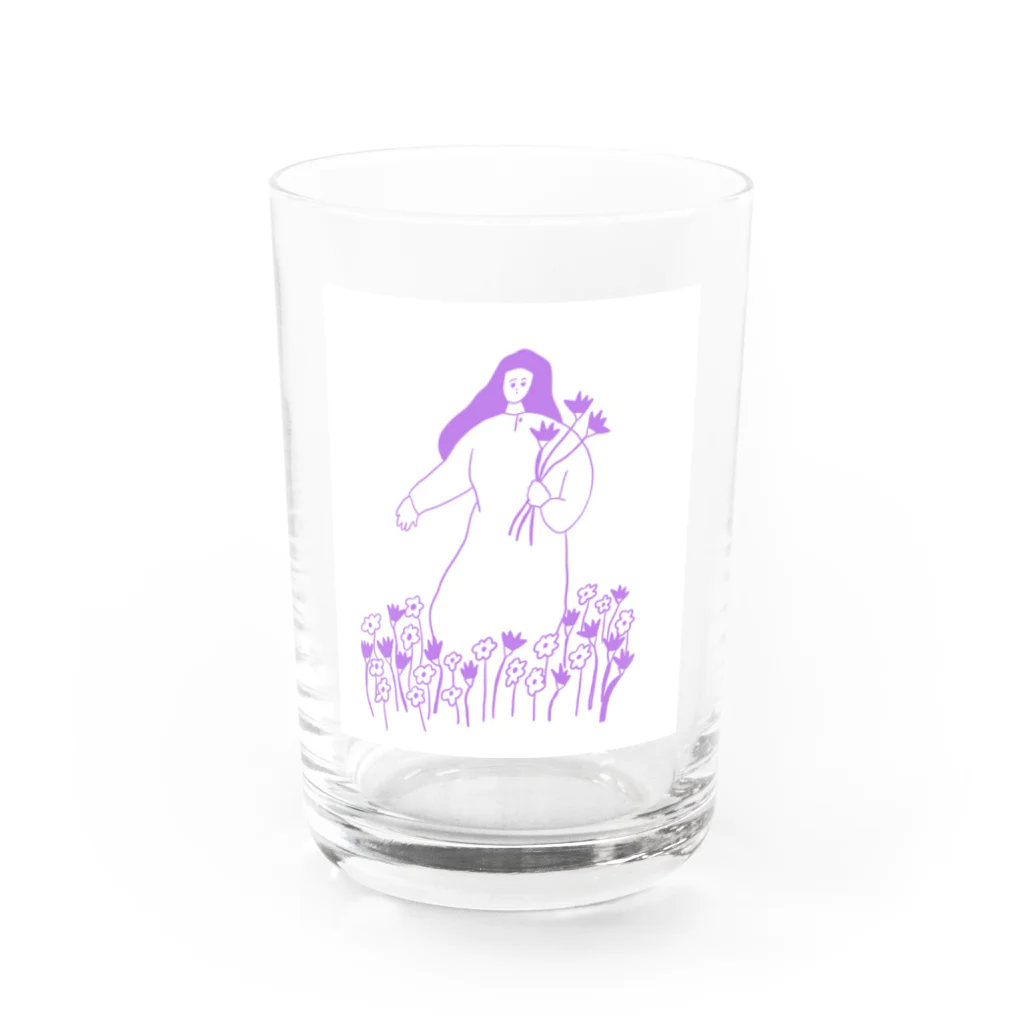 おかずぱんつ　(OKP)のおはなめがみちゃん Water Glass :front