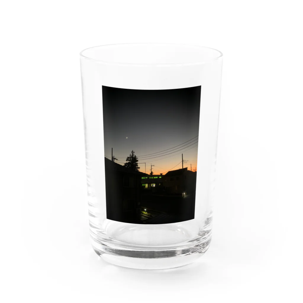 caz_sayouの夕焼け Water Glass :front