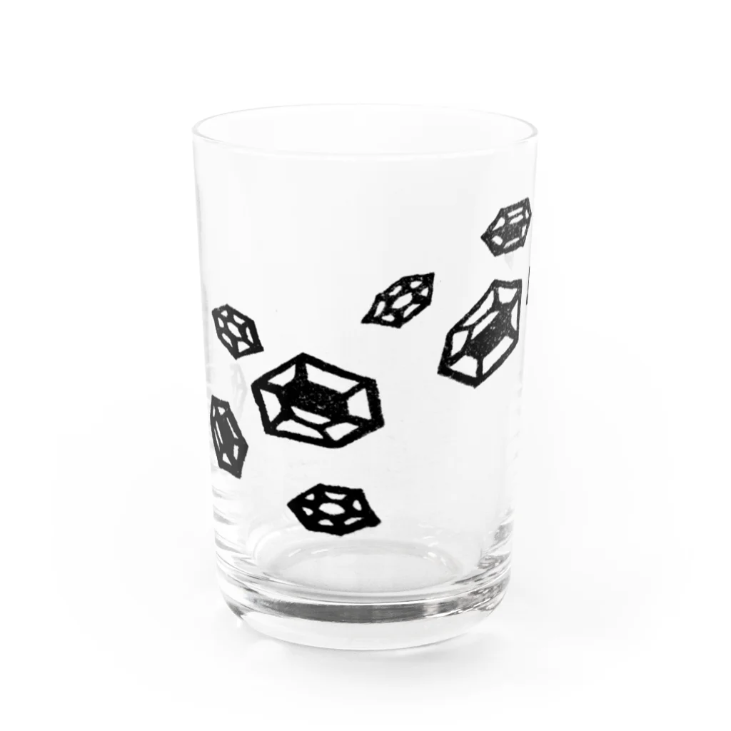 よいころ商店のきらきらダイヤ。 Water Glass :front