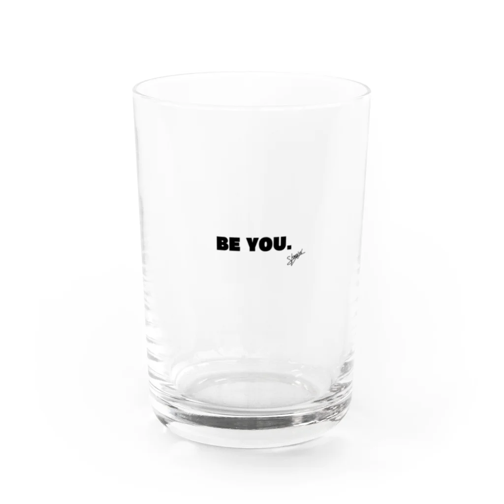ゆうこふ2＜ペン画と創作料理＞のBE YOU from yukofu2 Water Glass :front