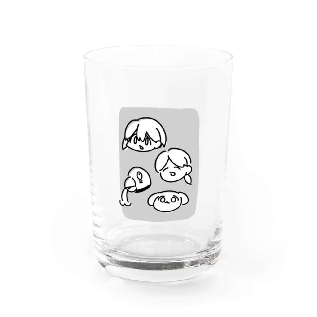 いぬショップのフォロワー！ Water Glass :front