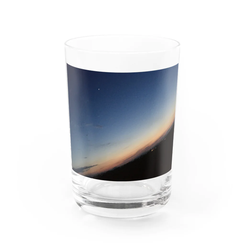 鮭の田舎の景色 Water Glass :front