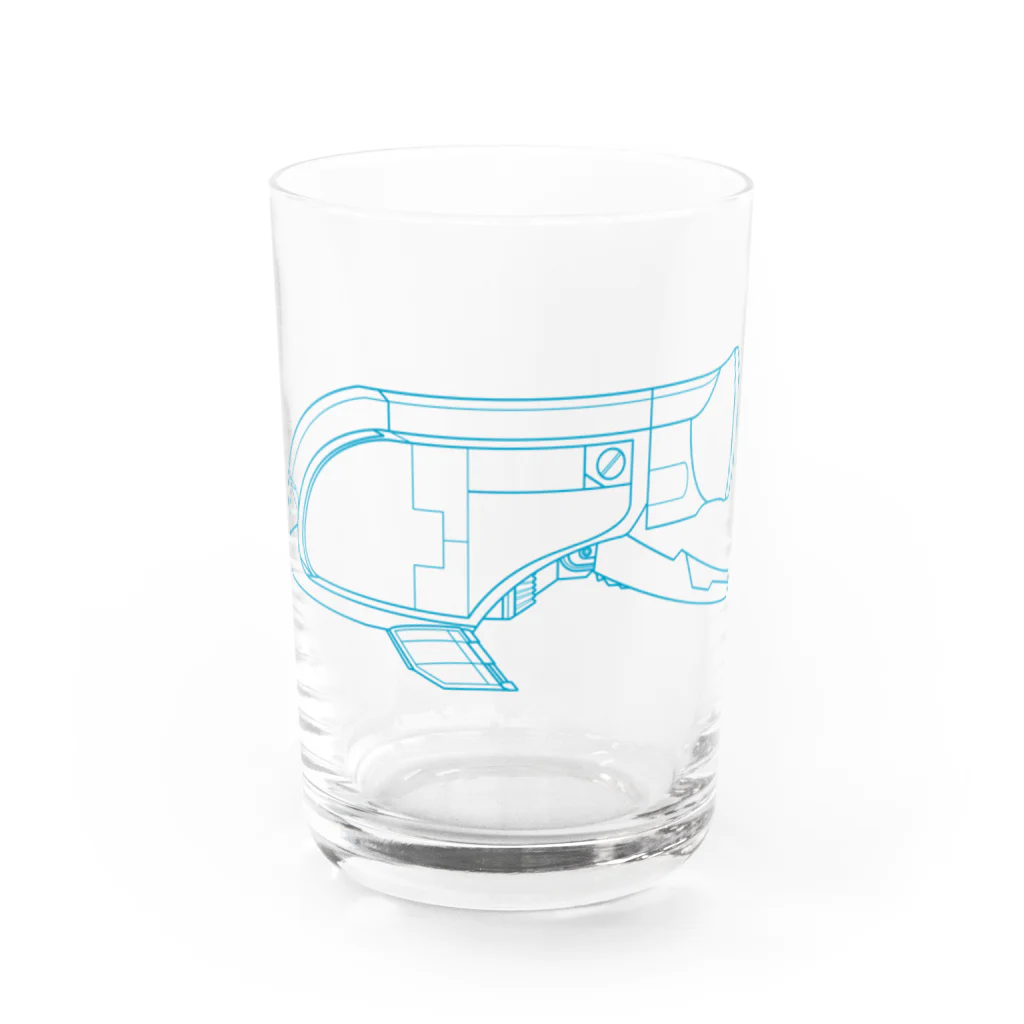 PoooompadoooourのGUPPY(青) Water Glass :front