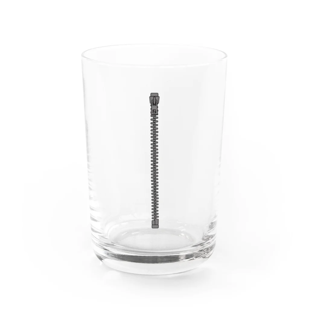 兎猫庵のファスナー Water Glass :front