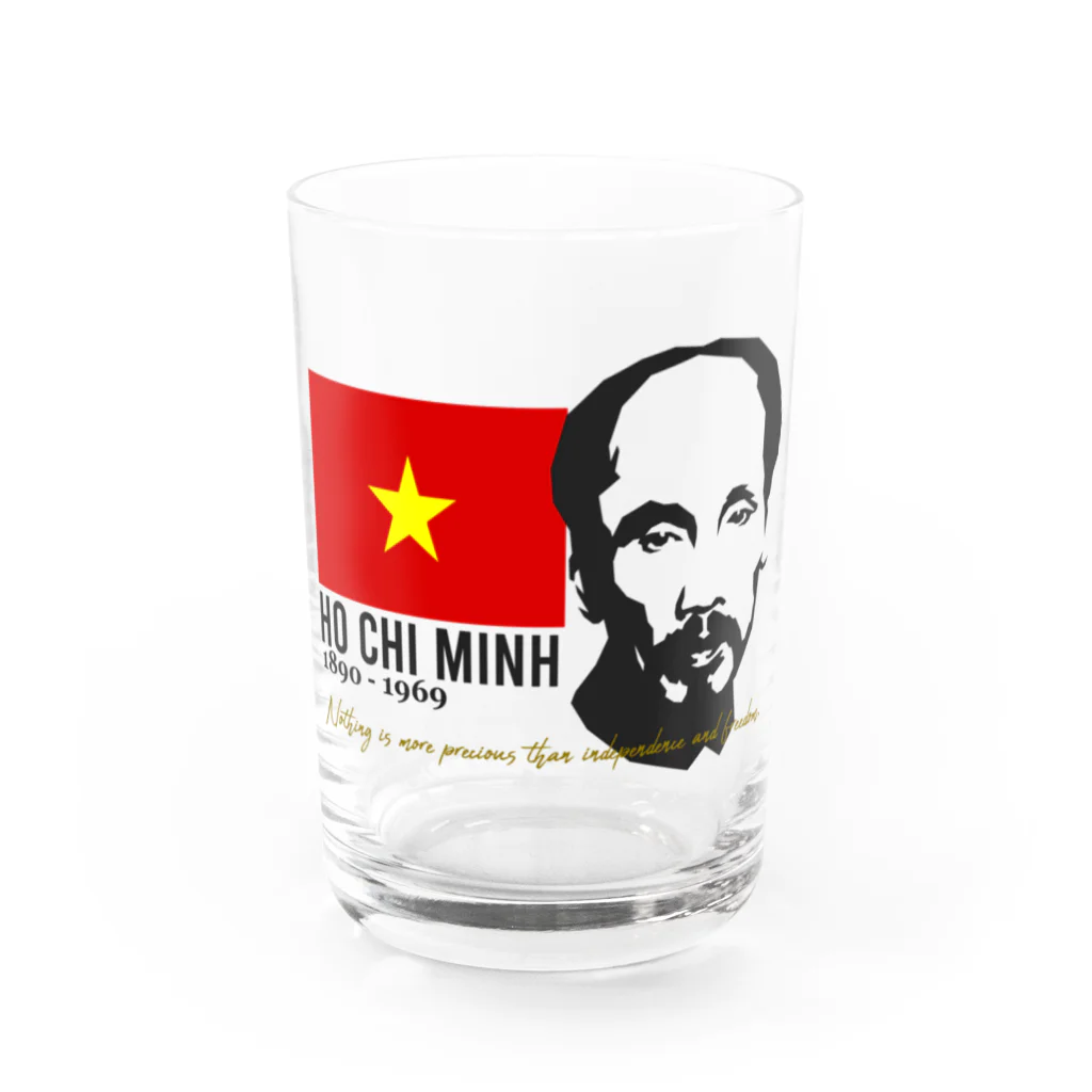 JOKERS FACTORYのHO CHI MINH Water Glass :front