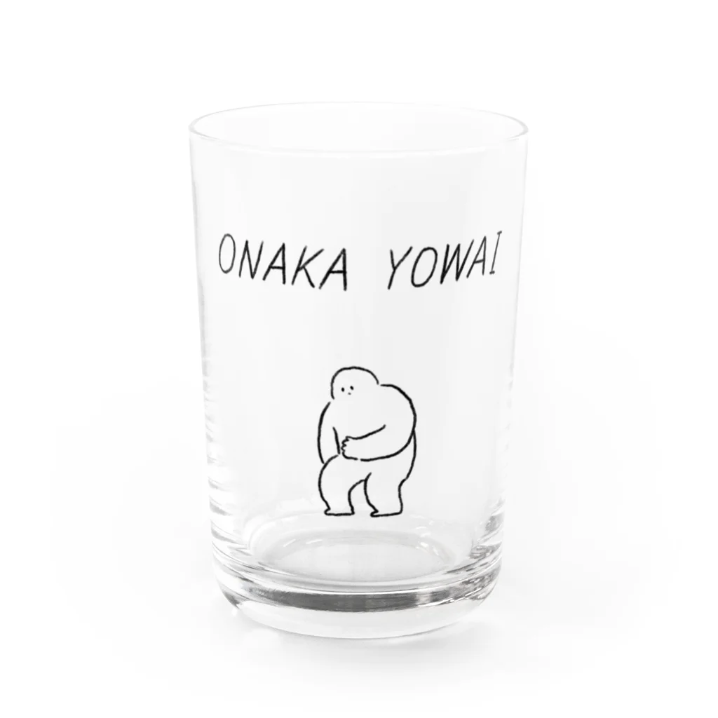 みぞぐちともやのおなかよわい Water Glass :front