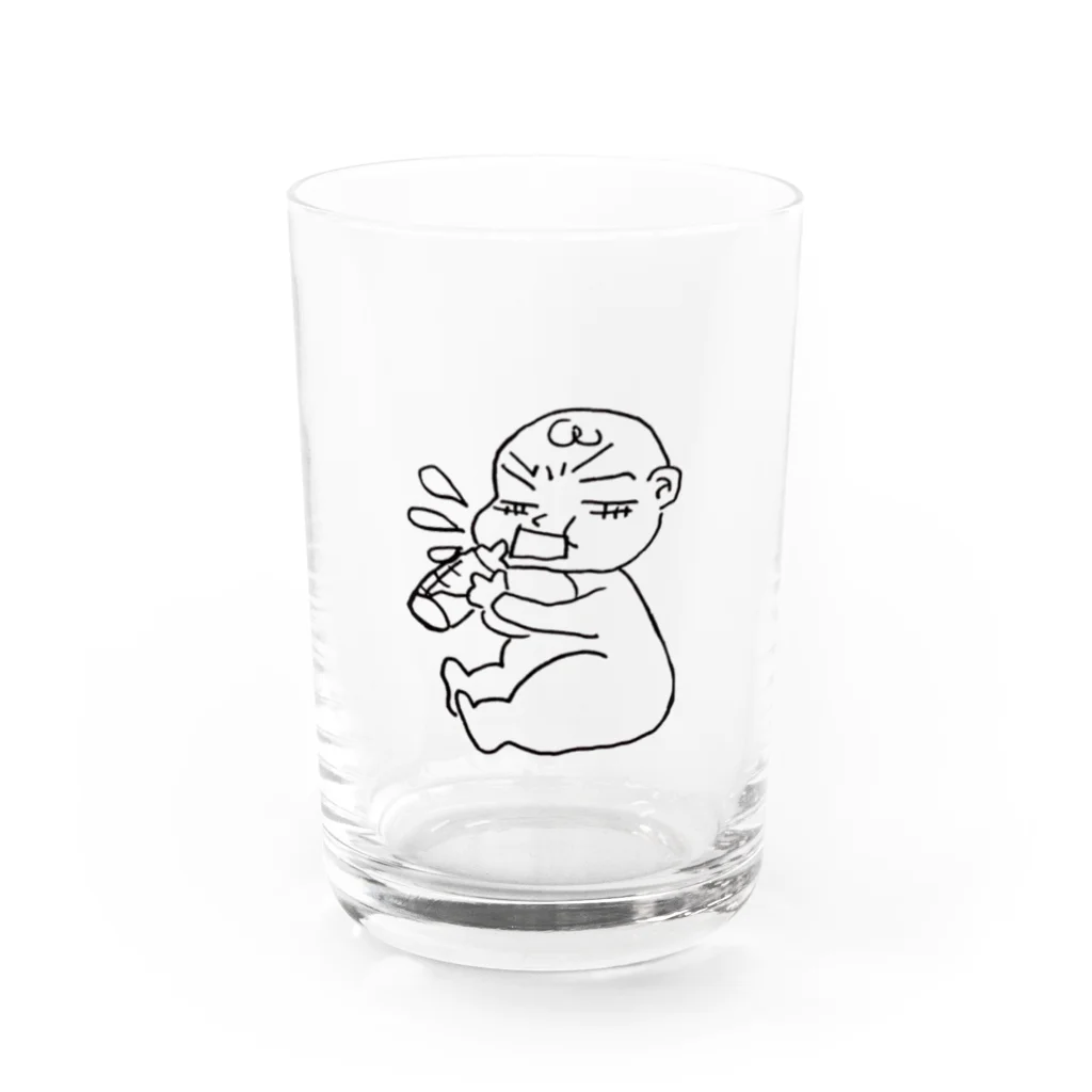 aomuaの人肌なめてんのか Water Glass :front