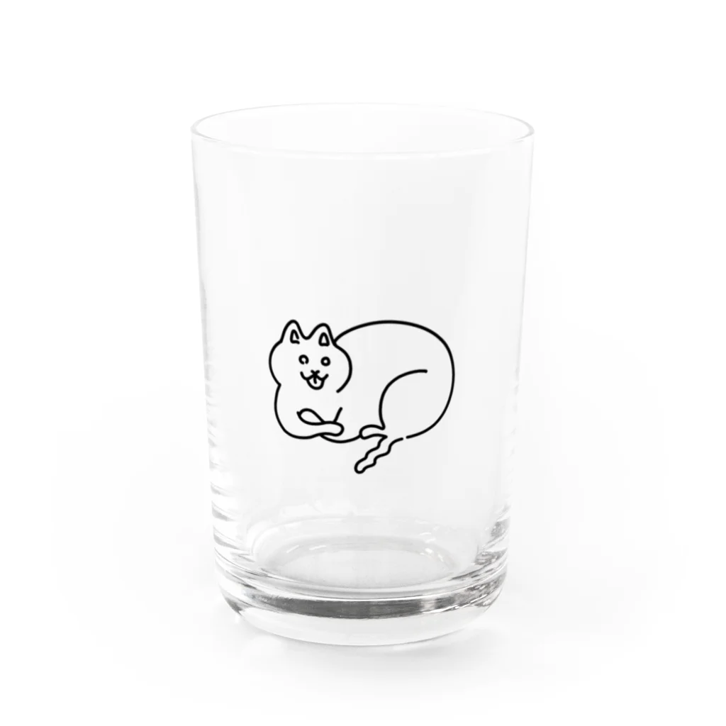 でい子のお店のねこ Water Glass :front