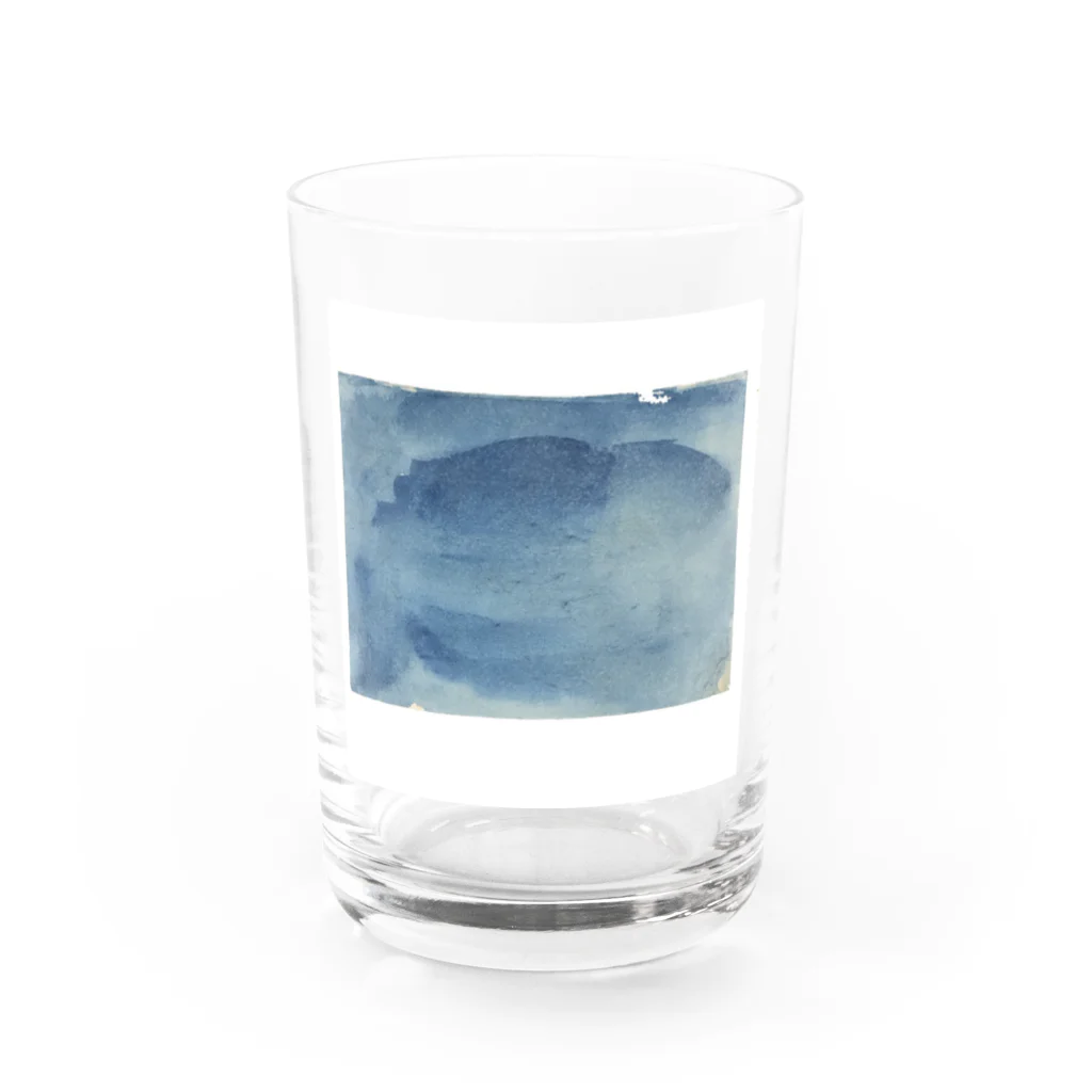 ムシロのあい色 Water Glass :front