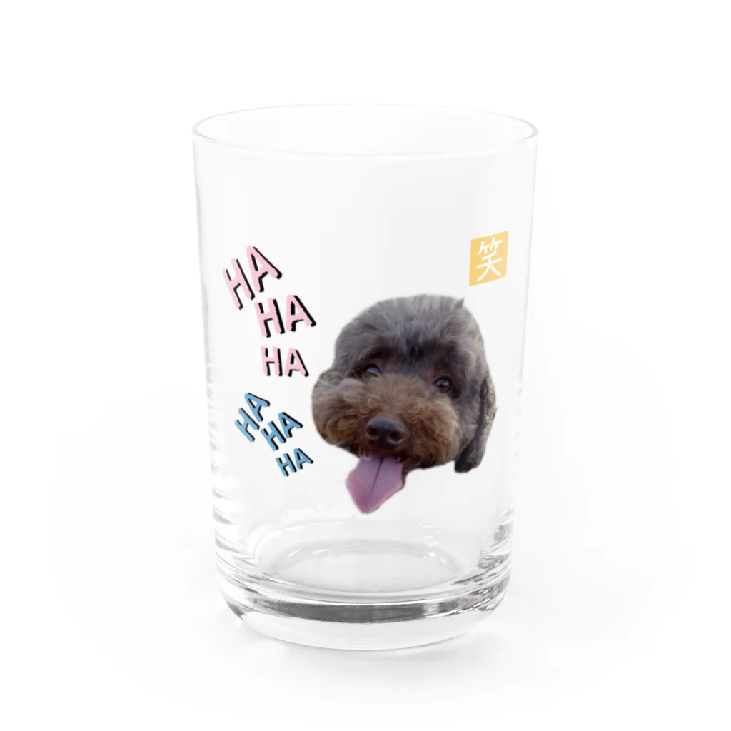 しらたま雑貨店の笑う犬2 Water Glass :front