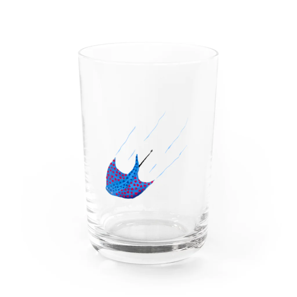 沖縄屋の沖縄マンタ Water Glass :front