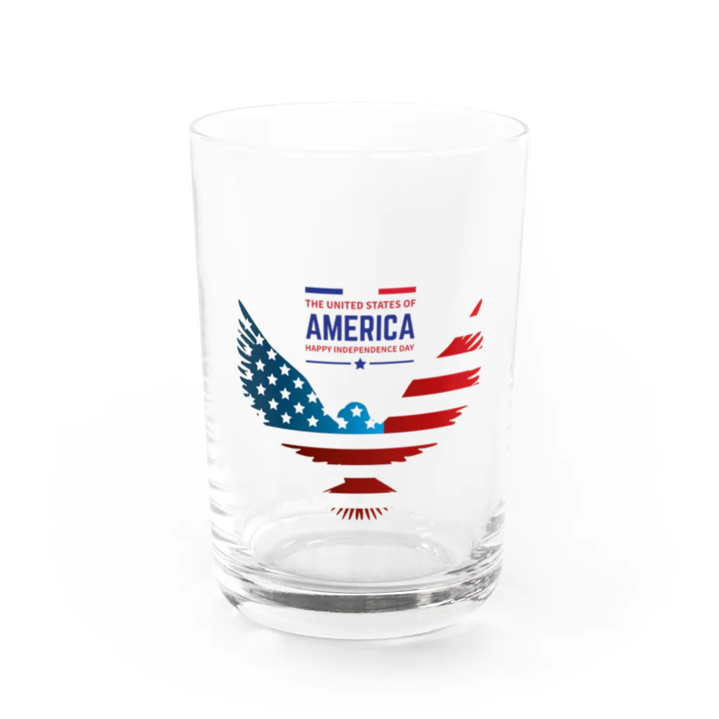 みーぬのUSA EAGLE Water Glass :front