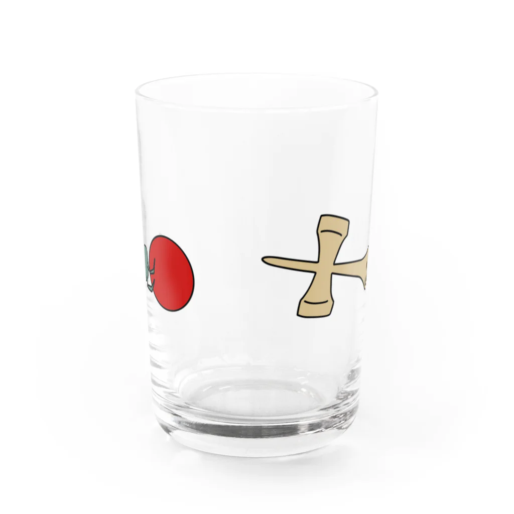 Hiharuのけん玉で遊ぶフンコロガシ Water Glass :front