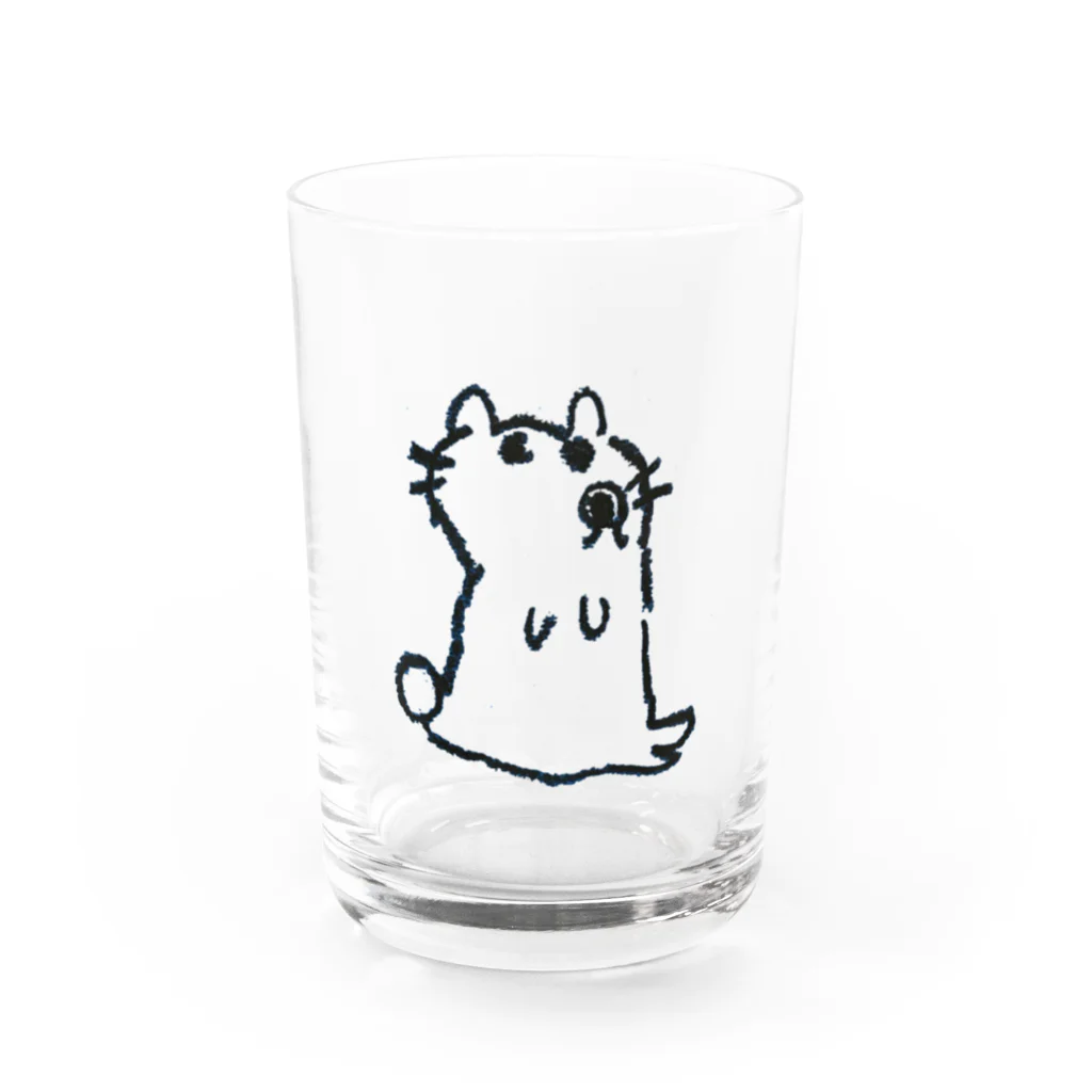 runa のたぬき Water Glass :front