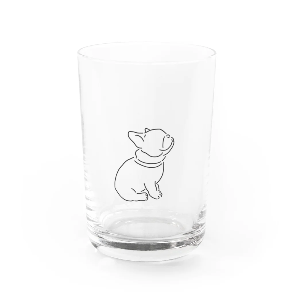 rin_yun_3125のフレンチブルドッグ Water Glass :front