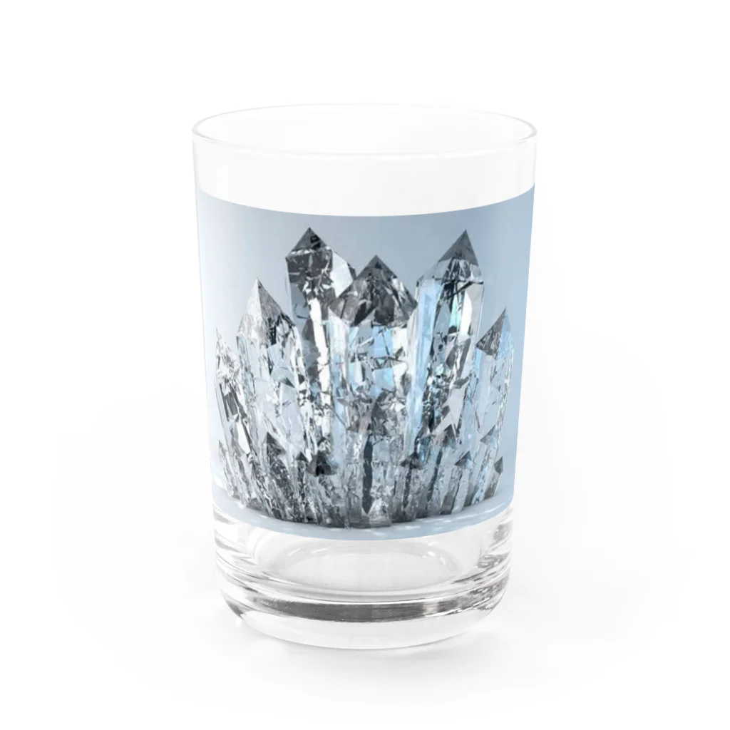 ya-pyの水晶　クリスタル Water Glass :front