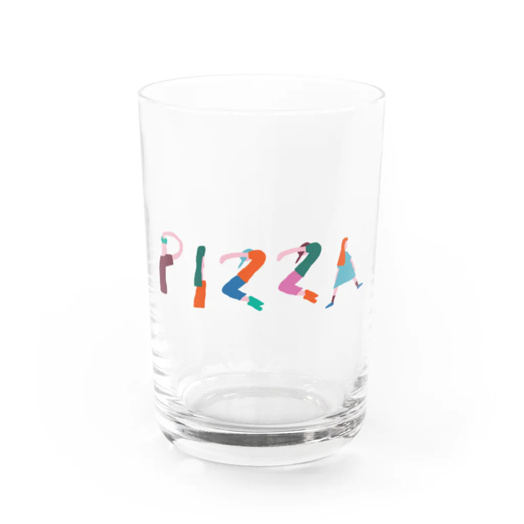 yuppo_pawpawのPIZZA Water Glass :front