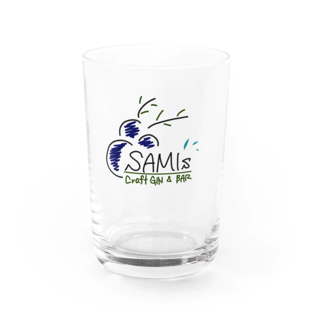 さみーのSAMIsロゴ Water Glass :front