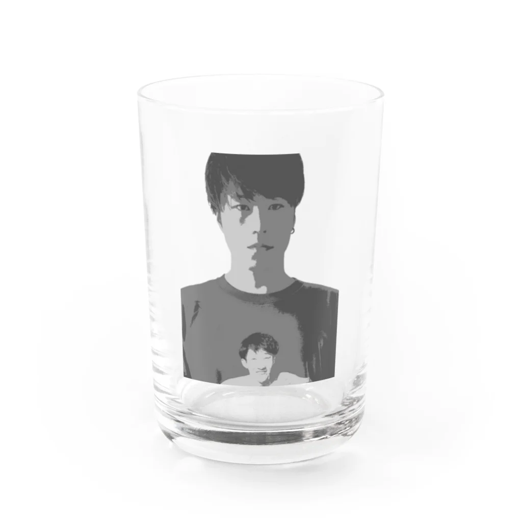 もうりのT君 Water Glass :front