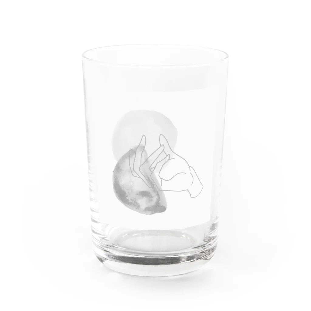 うすしお。shopの優しさ Water Glass :front