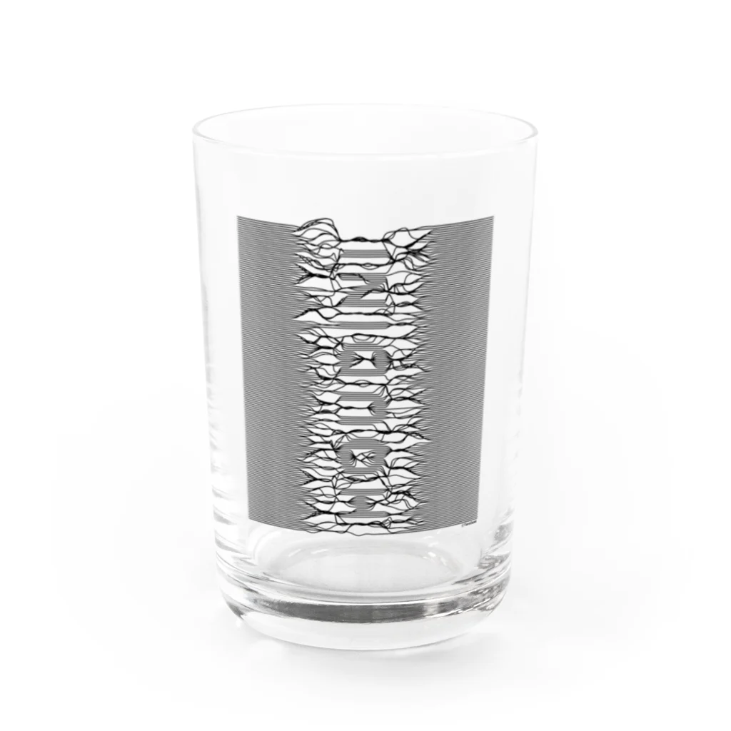 𝗧𝗮𝗿𝗼 𝗢𝘇𝗮𝗸𝗶 -𝘛‌𝘈 𝘢𝘱𝘱𝘳𝘦𝘯𝘵𝘪𝘤𝘦-の束波 / たばなみ　(黒,縦) グラス前面