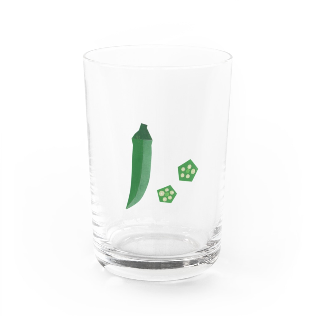 yorimichiのオクラ Water Glass :front