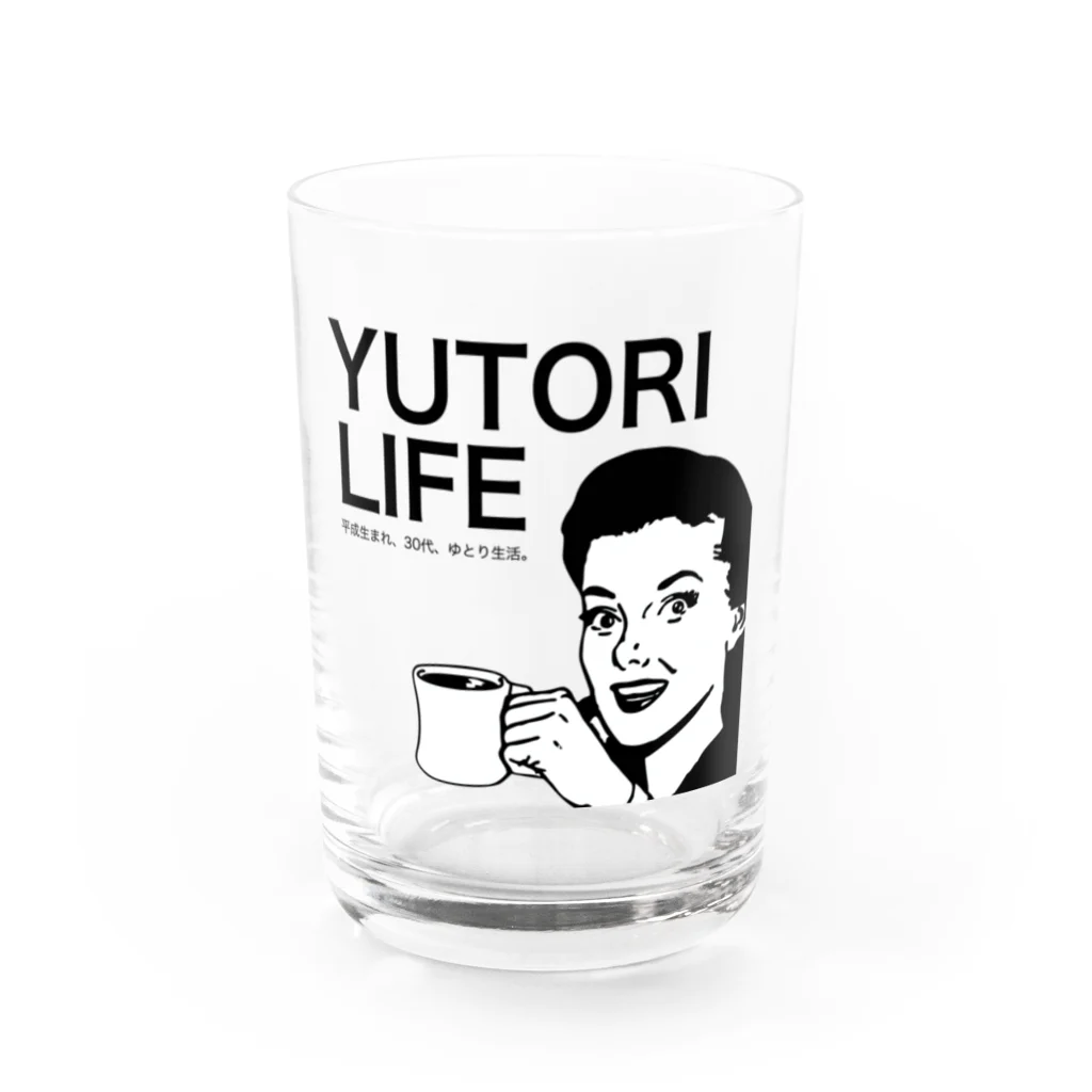 YUTORILIFEのゆとりLIFE Water Glass :front