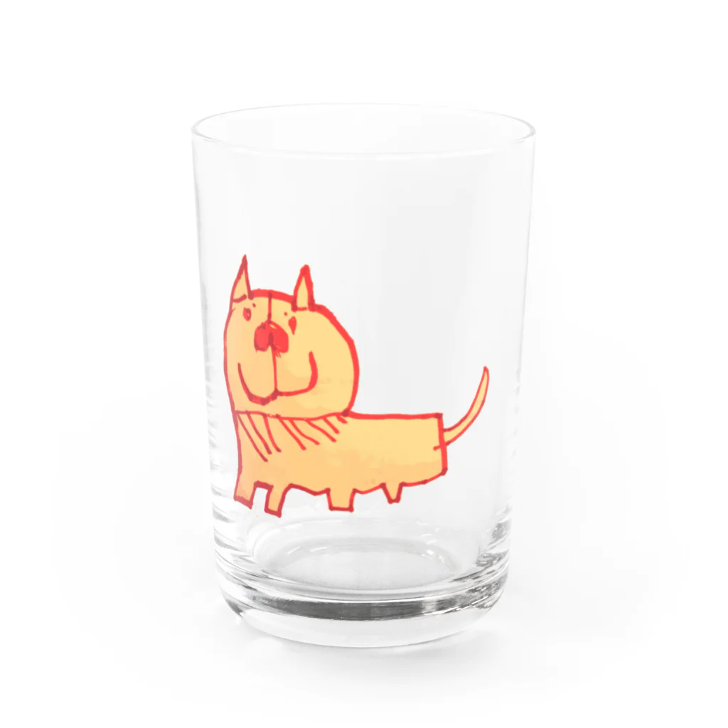 真奈美の柴犬 Water Glass :front