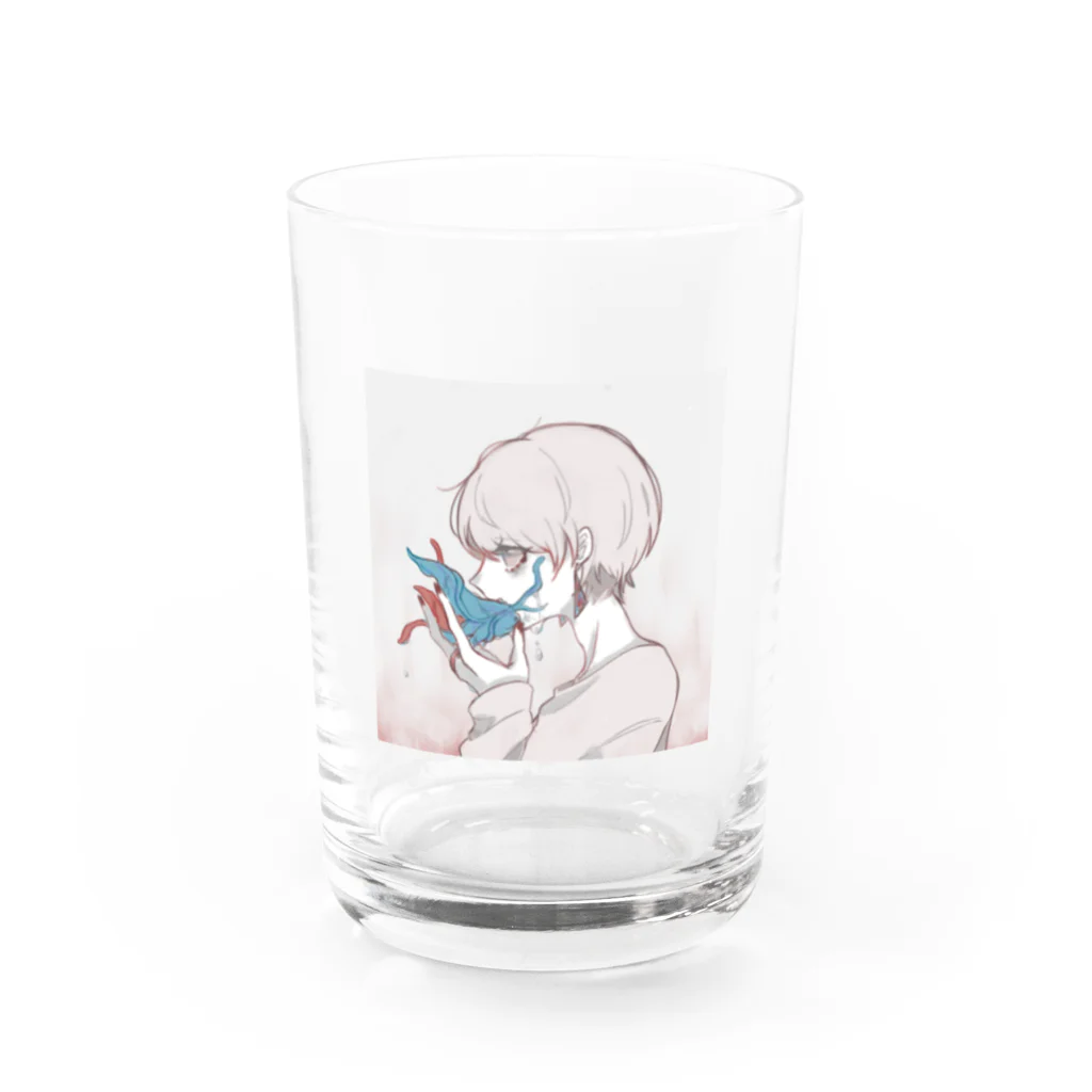 ほんのちょっとのものの血管 Water Glass :front