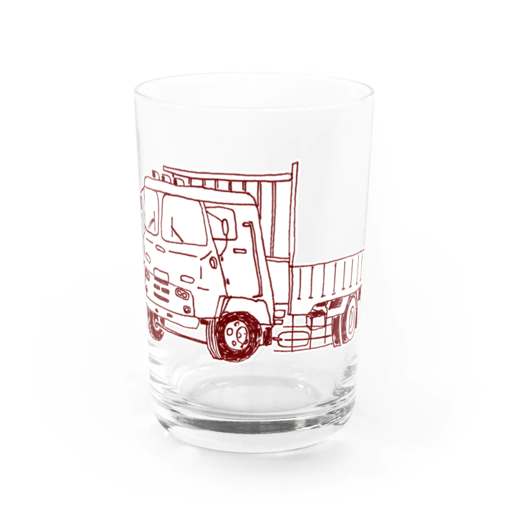 NIKORASU GOのトラック Water Glass :front
