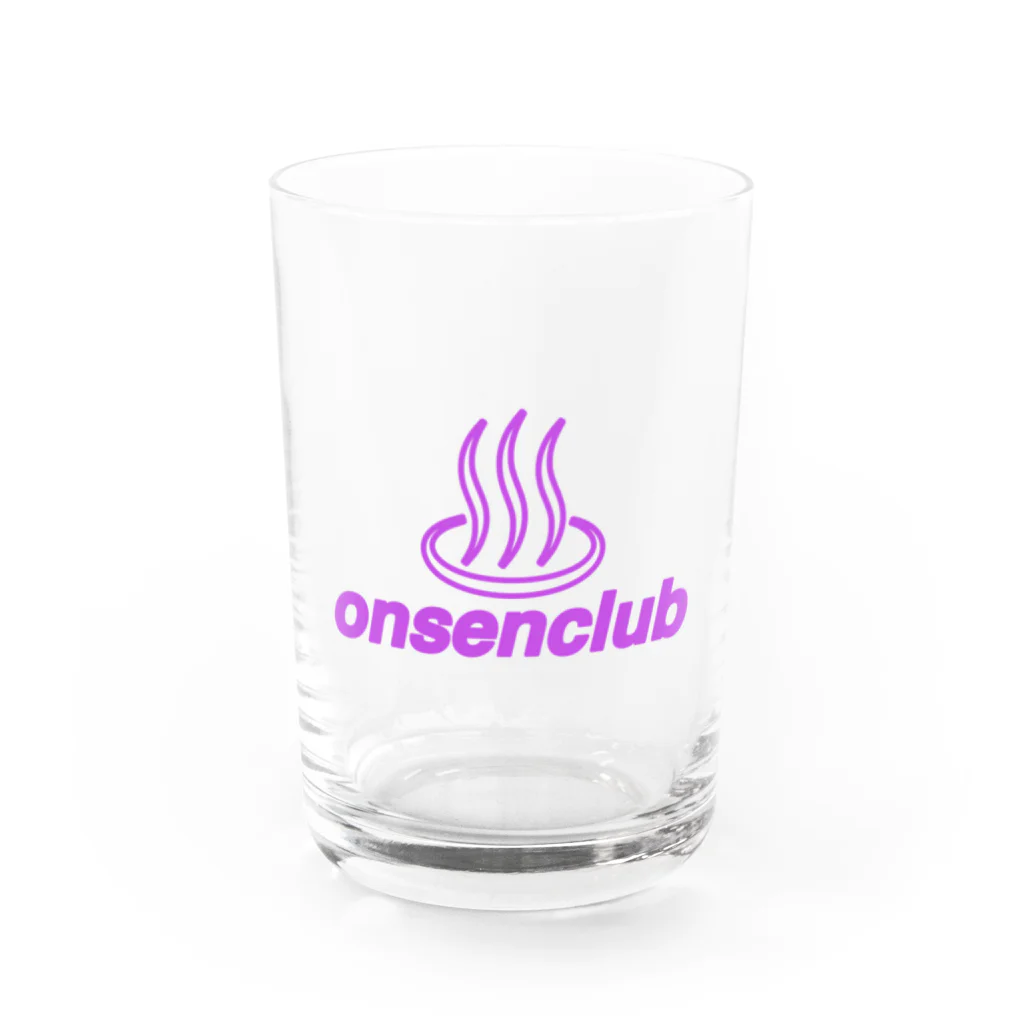 eeeeのonsenclub Water Glass :front