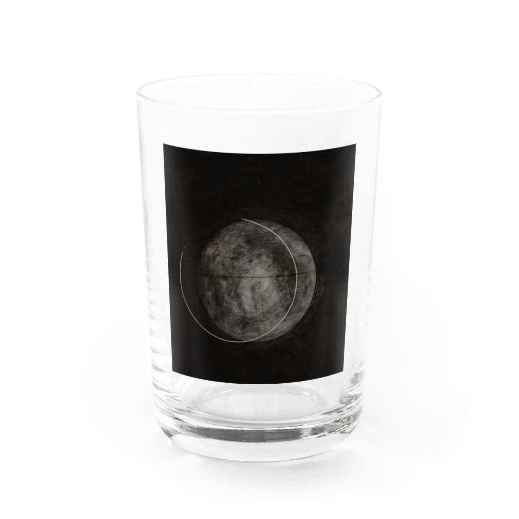 Queenofthenightのfull moon Water Glass :front