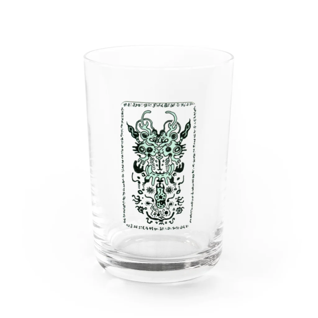 たましのクラハビのシルシ Water Glass :front