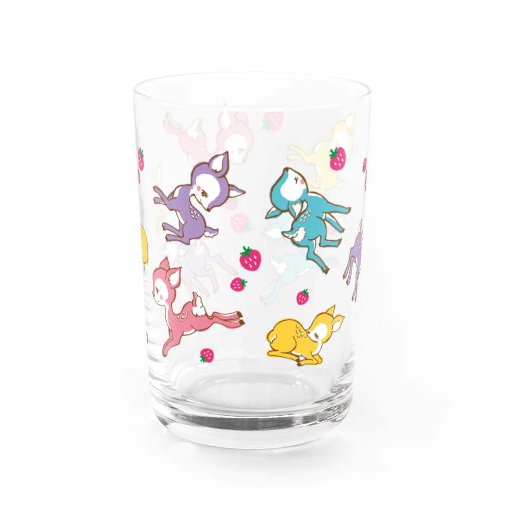 coto mono 分室のカラフルバンビ Water Glass :front