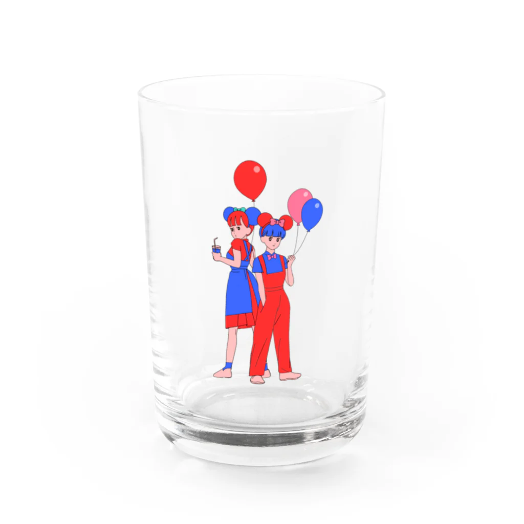 レズっ娘クラブのネズミの国デート Water Glass :front