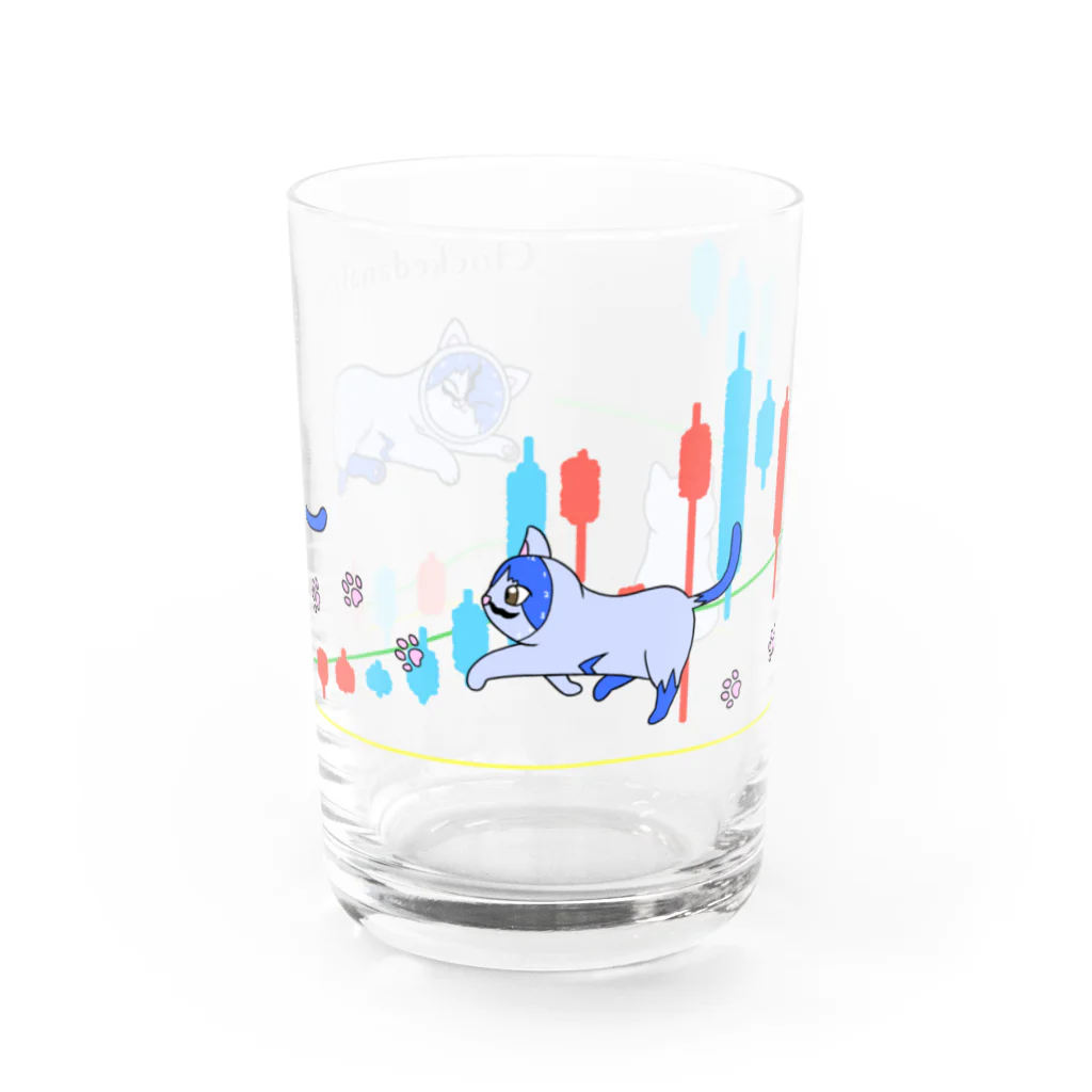 深溝のねうSHOPの分析時計　クロニャ Water Glass :front