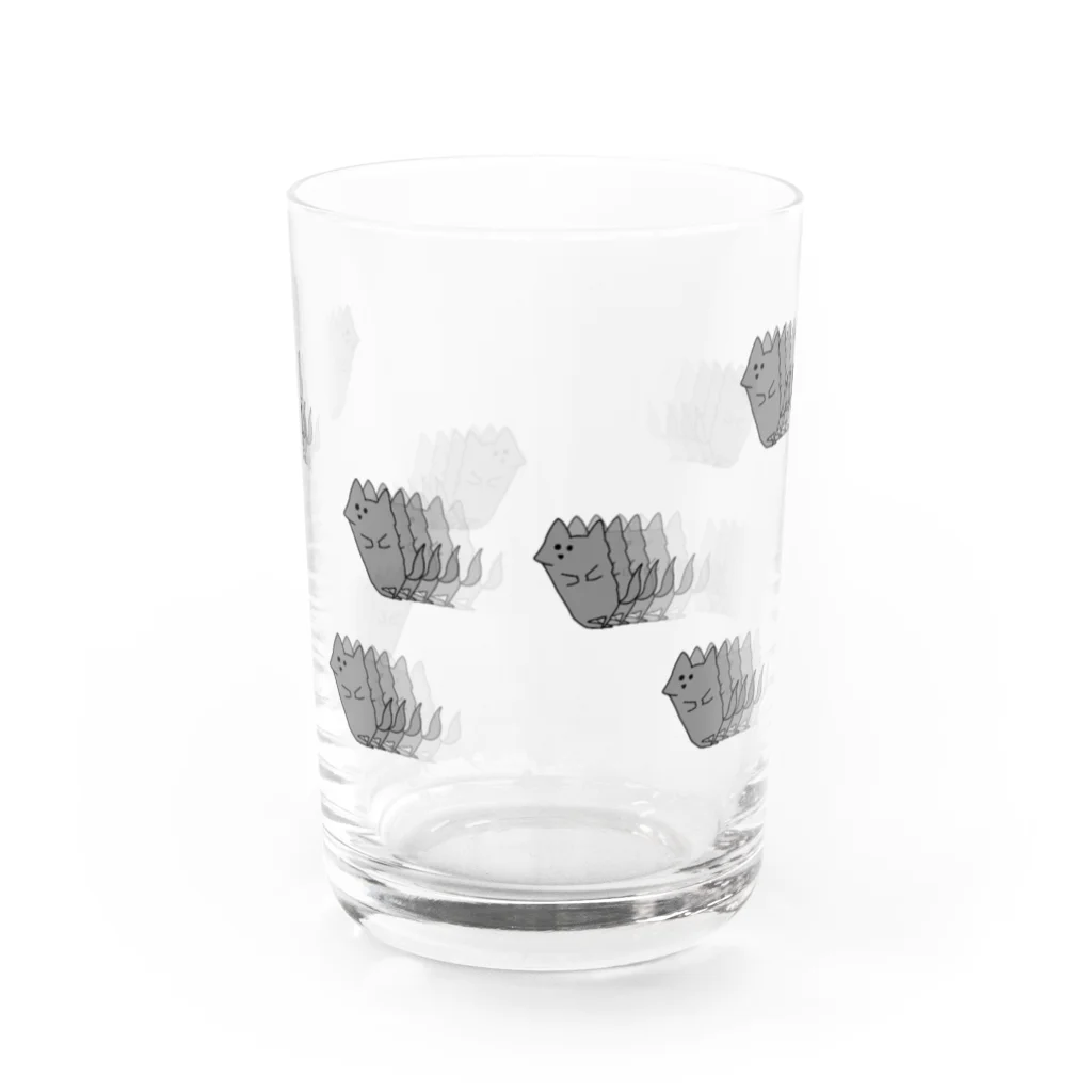 ソライヌの荷物置き場のいどうする イヌ Water Glass :front