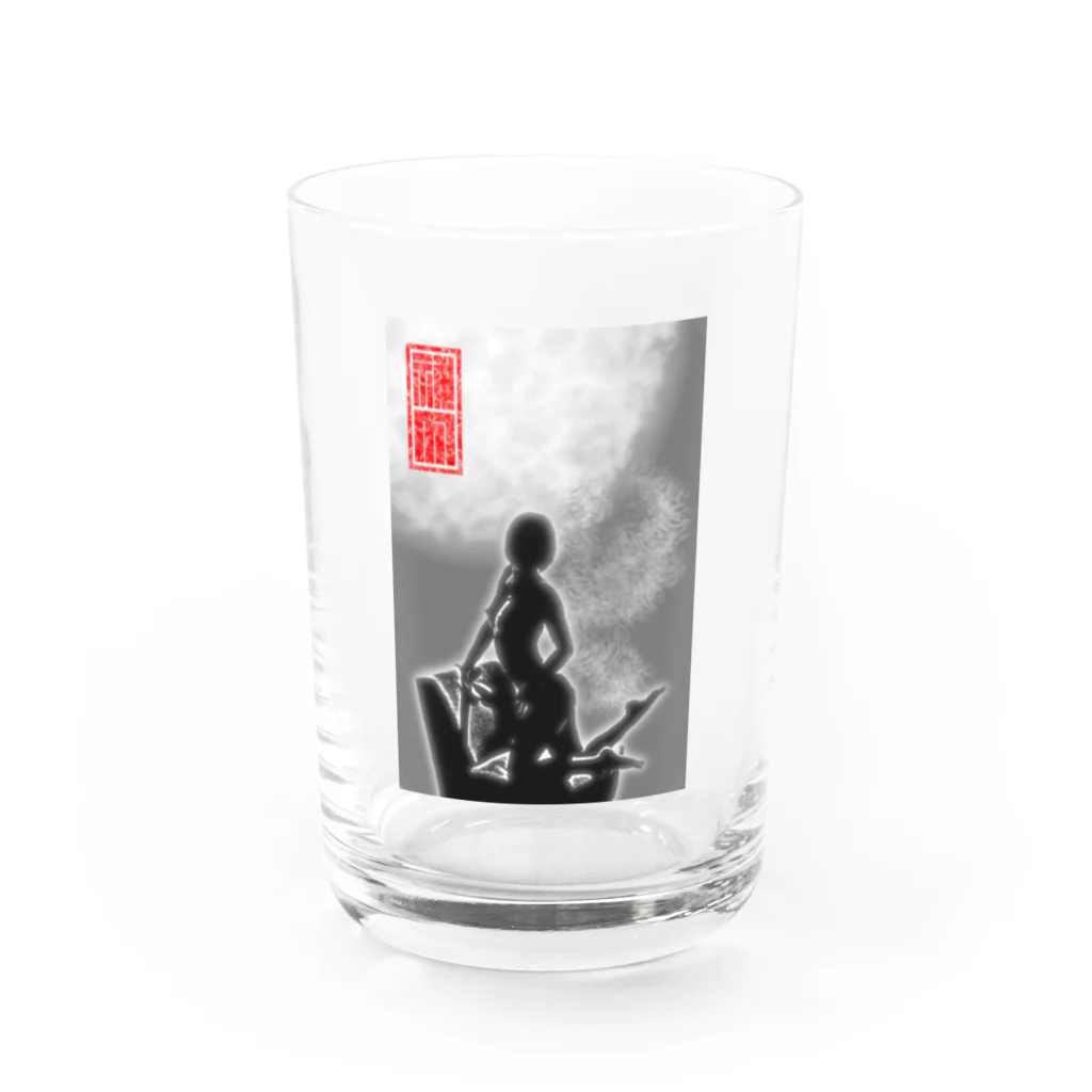 しんかの神下™「月光蝶」 Water Glass :front