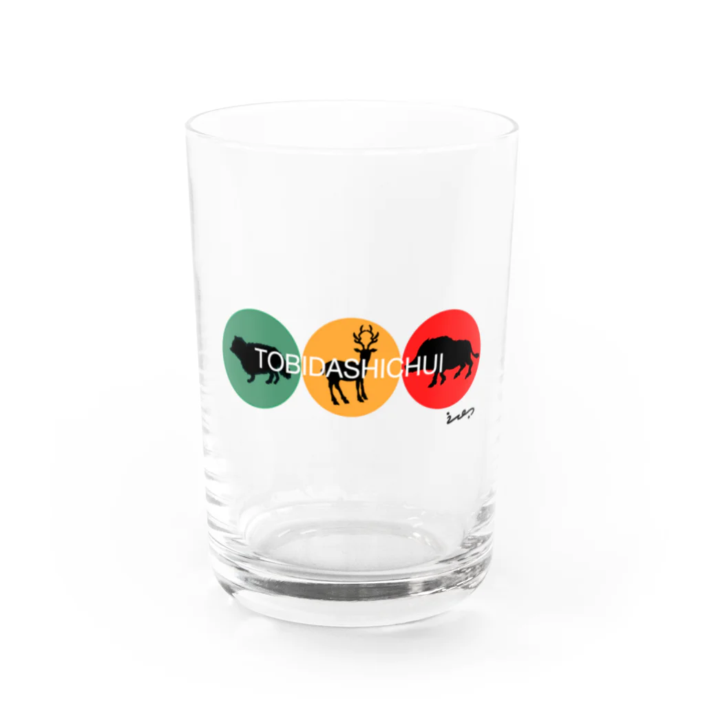 u-e-m-a-n645のTOBIDASHICHUI Water Glass :front