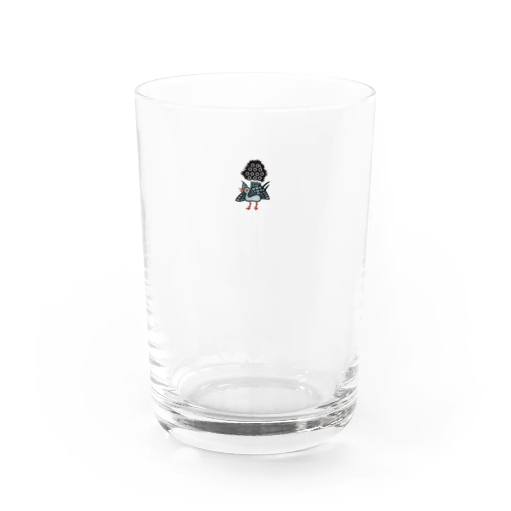 麻雀アイテム1・1・3のイーソーグラス Water Glass :front