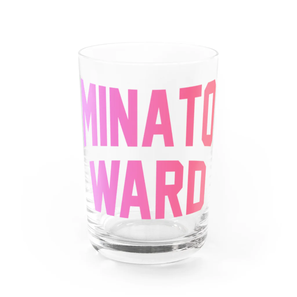 JIMOTOE Wear Local Japanの港区 MINATO WARD Water Glass :front